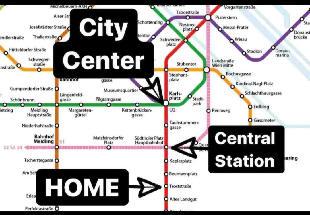 Omega Suite 6 Min To Center Wien Ngoại thất bức ảnh